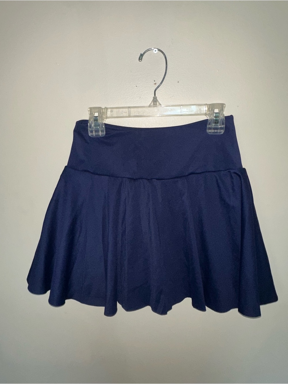 ALO Yoga Navy Circle Skirt with Wide Waistband